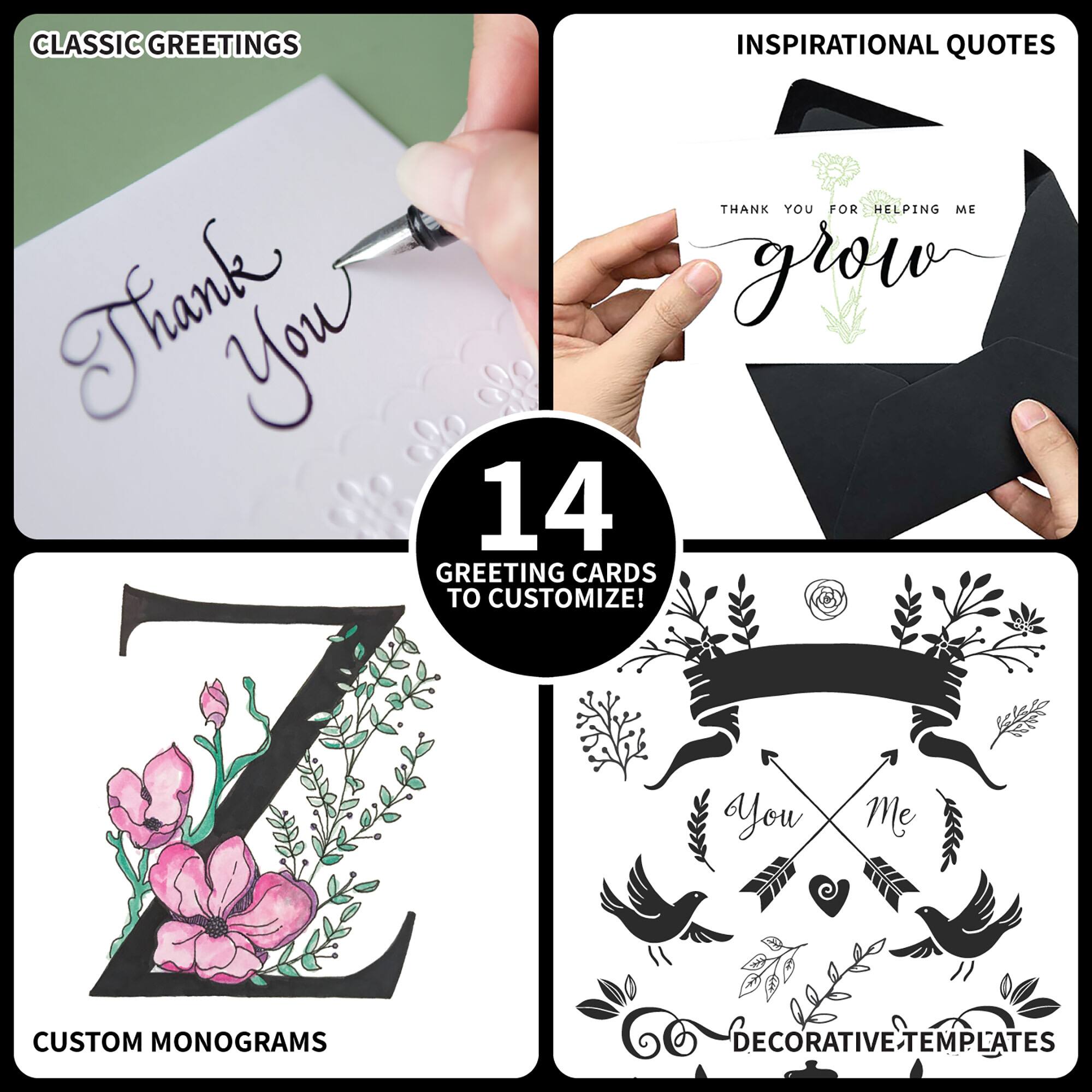 SpiceBox Sketch Plus Cards & Calligraphy Kit